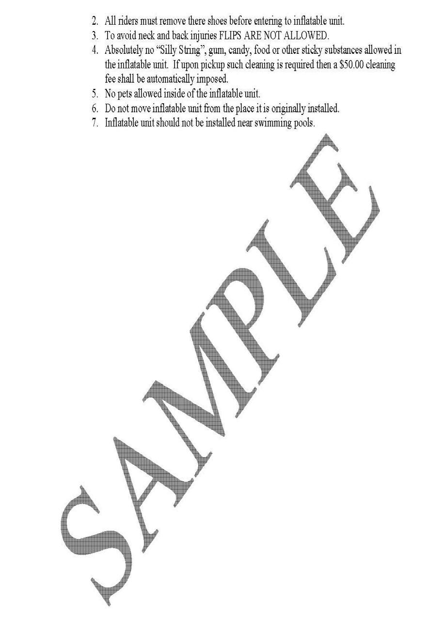 Rental Agreement Picture Page 2